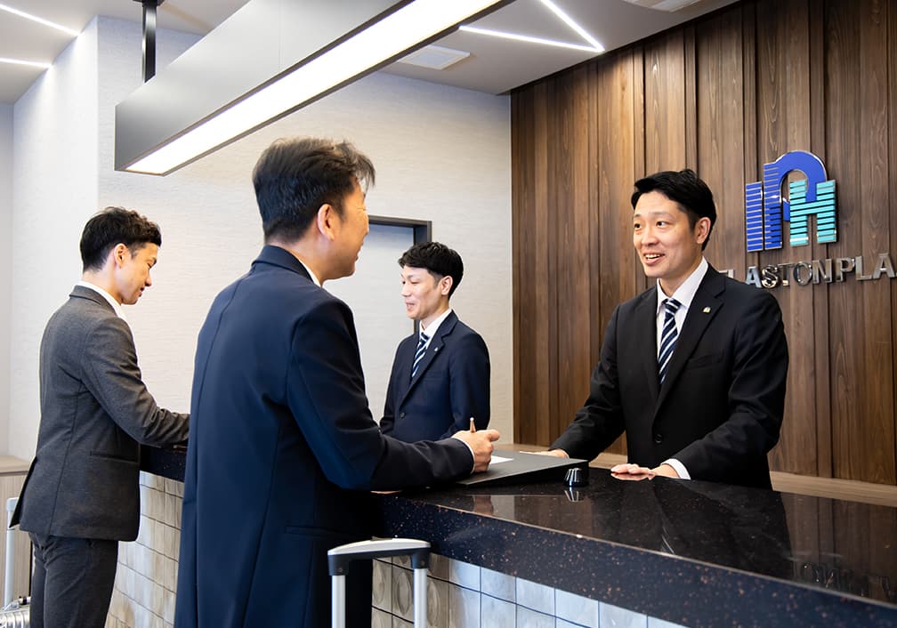経験豊富なスタッフが対応